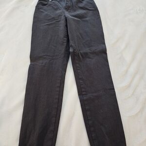 MARBLE Women's Charcoal Straight Leg Jeans